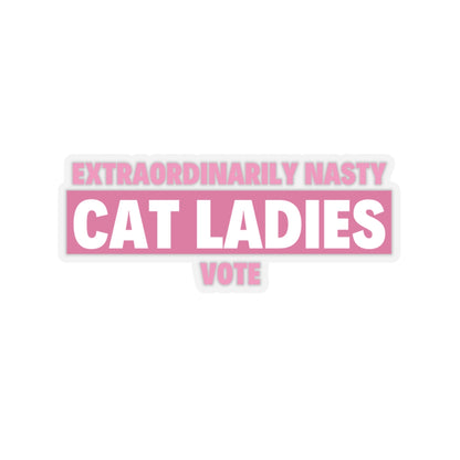 Cat Ladies Vote Die-Cut Stickers