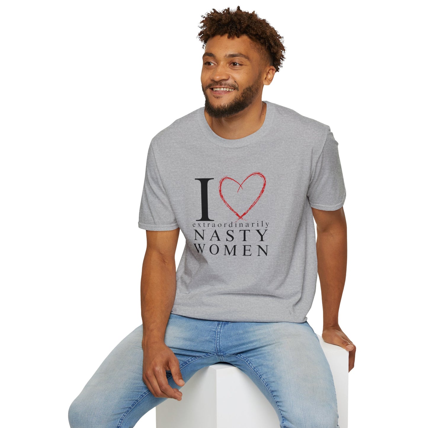 I Love Extraordinarily Nasty Women Unisex Softstyle T-Shirt