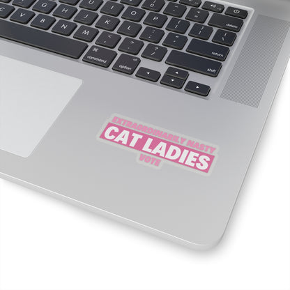 Cat Ladies Vote Die-Cut Stickers