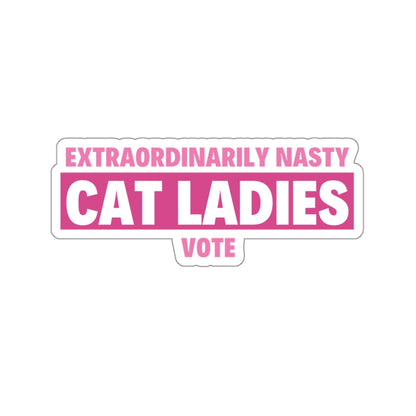 Cat Ladies Vote Die-Cut Stickers