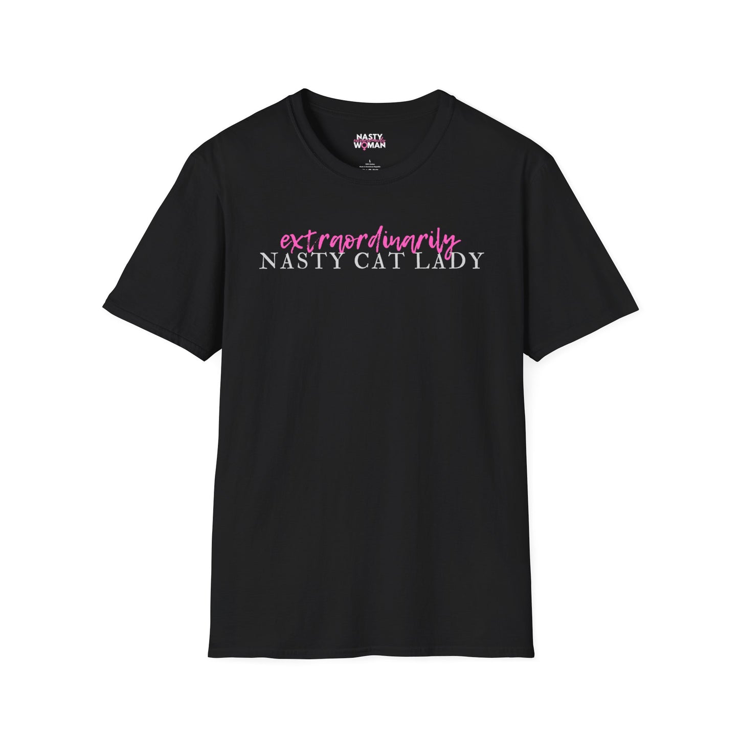 Extraordinarily Nasty Cat Lady Unisex Softstyle T-Shirt