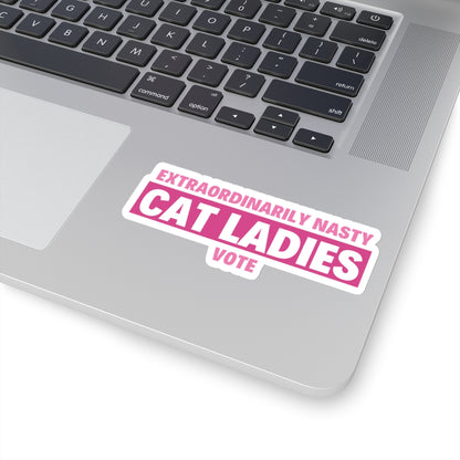 Cat Ladies Vote Die-Cut Stickers