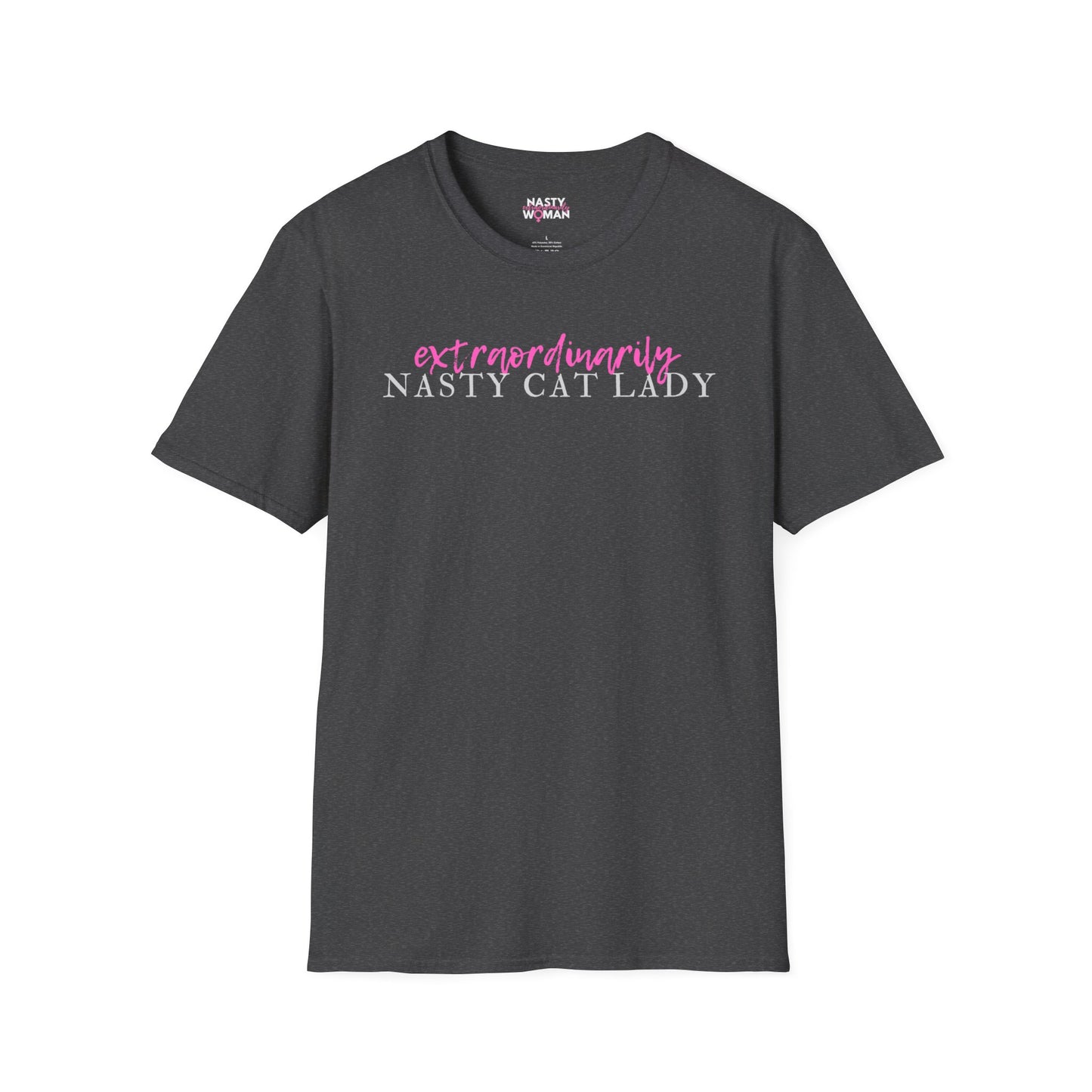 Extraordinarily Nasty Cat Lady Unisex Softstyle T-Shirt