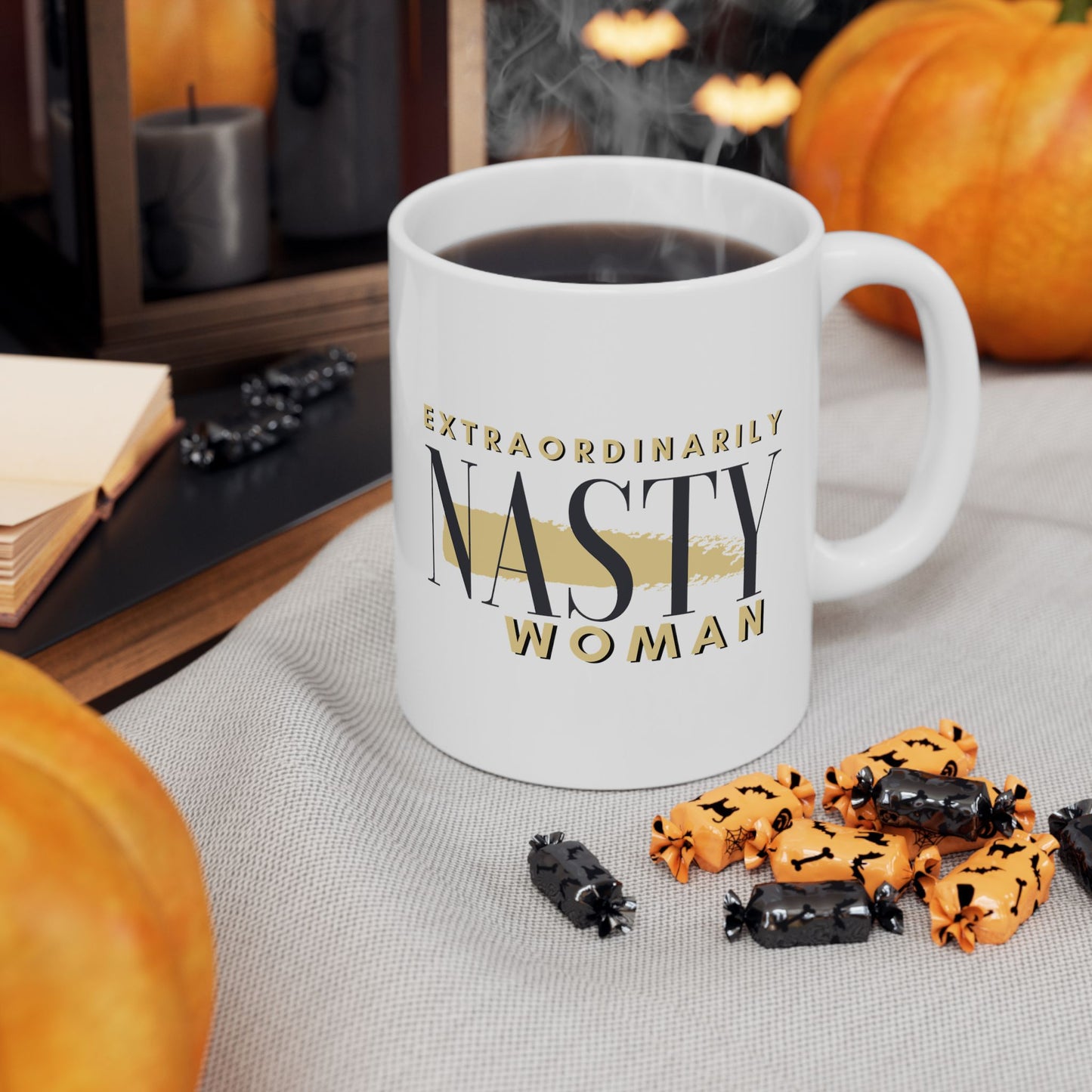 Extraordinarily Nasty Woman Ceramic Mug, (11oz, 15oz)