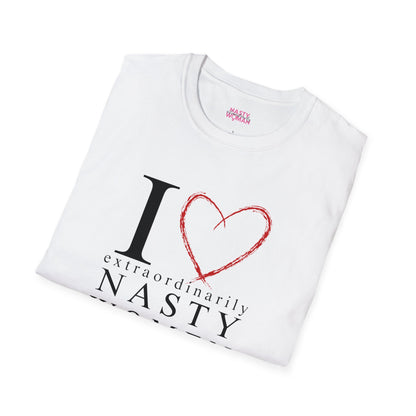 I Love Extraordinarily Nasty Women Unisex Softstyle T-Shirt