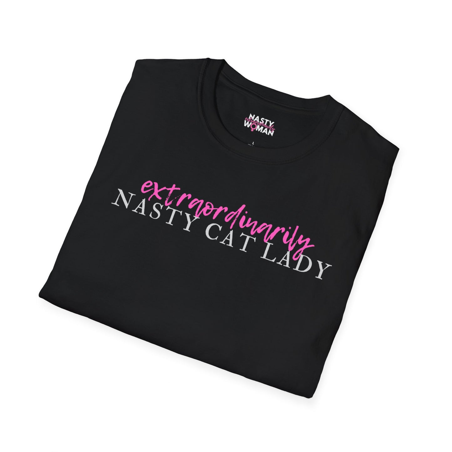 Extraordinarily Nasty Cat Lady Unisex Softstyle T-Shirt